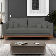 Sofá 3 Lugares Living: Conforto e Estilo! - imagem 1