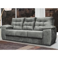 Sofá 3 Lugares Suede Cinza: Conforto e Estilo! - imagem 1