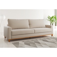Sofá 4 Lugares Ares Bege: Conforto e Estilo! - imagem 1