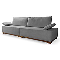 Sofá Bouclê Cinza 2,00m: Conforto Deluxe! - imagem 1