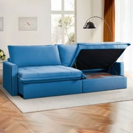 Sofá Cama Baú Ravello: Conforto e Praticidade! - imagem 1