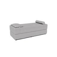 Sofá-Cama Linho Cru Cecília: 3 Lugares e Conforto! - imagem 1