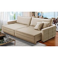 Sofá Cama Retrátil Karen: Conforto e Estilo! - imagem 1
