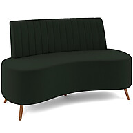 Sofá Chaise Veludo Verde Cayman: Conforto e Estilo - imagem 1