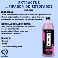 Limpador Ultra Concentrado para Sofá e Estofados - Extractus 3L Vonixx - imagem 3
