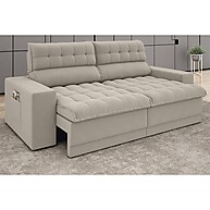 Sofá Omega 2,50m Retrátil e Reclinável – Conforto e Elegância em Sua Sala - imagem 1