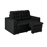 Sofá Retrátil 2 Lugares Lubeck: Conforto em Suede! - imagem 1
