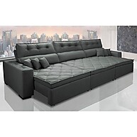 Sofá Retrátil Austin 3,52m: Conforto Premium! - imagem 1