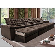 Sofá Retrátil Big Space 4,15m: Conforto Premium - imagem 1