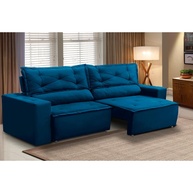 Sofá Retrátil e Reclinável 3 Lugares 2m Livia Suede - imagem 1