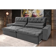 Sofá Retrátil França 3m: Conforto e Estilo! - imagem 1