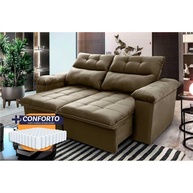Sofá Retrátil Verona 1,80m: Conforto e Estilo! - imagem 1