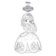 Colorir e Aprender: Princesinha Sofia 🎨 - imagem 2