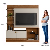 Estante Home Ripada 50" Alagoas: Design e Sofisticação - imagem 2