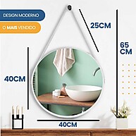 Espelho Adnet 40cm: Elegância e Sofisticação - imagem 2