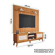 Rack Cairo 1,79m + Painel TV 75" – Elegância e Sofisticação - imagem 2