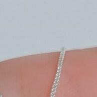 Colar Gravata Prata Zircônia Coração – Elegância e Sofisticação - imagem 2