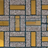 Adesivo de Parede em Vidro Dourado com Detalhes - LU0381 - Decore com Sofisticação e Elegância - imagem 5