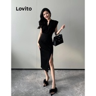 Vestido Elegante com Fenda Lovito: Sofisticação! - imagem 2