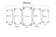 Kit Quadro Decorativo 5 Peças 95x60cm - Carros de Luxo | Decore com Estilo e Sofisticação - imagem 2