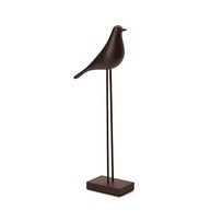 Escultura Pássaro em Poliresina Preta - Decoração Elegante e Sofisticada 34,5cm - imagem 2