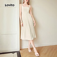 Vestido Elegante Lovito: Plissado e Sofisticado - imagem 2