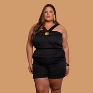 Look Alfaiataria Chic: Bata e Short Sofisticado - imagem 2