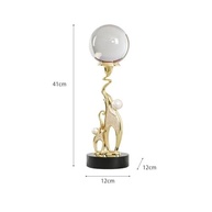 Enfeite de Mesa Elefante em Cristal Luxo Moderno - Decoração Elegante para Ambientes Sofisticados - imagem 4