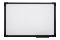 Quadro Branco com Moldura MDF Revestido Preto Soft STALO 40x30 - Superfície Ideal para Estudos e Organização - imagem 1