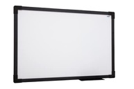 Quadro Branco com Moldura MDF Revestido Preto Soft STALO 40x30 - Superfície Ideal para Estudos e Organização - imagem 3