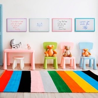 Quadro Branco UV MDF Azul Soft 60x40cm - Superfície Premium para Marcadores a Seco - imagem 3