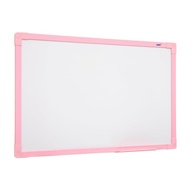 Quadro Branco com Moldura Rosa Soft - 80x60cm | Design Moderno e Funcional para Ambientes Criativos - imagem 4