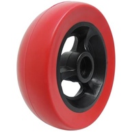 Rodinha Dianteira Aro 5 Soft Roll para Cadeira de Rodas - Mobilidade e Conforto em Vermelho - imagem 4
