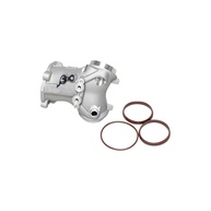 Manifold de Admissão POWERJAMES Silver Cast-On 55mm para Harley Davidson M8 Touring e Softail - imagem 1