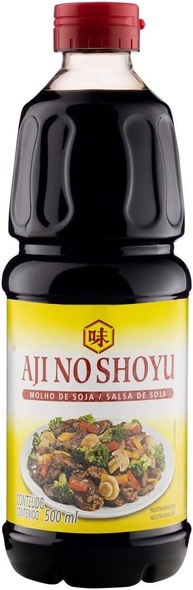 Molho de Soja, Preto, Aji-No-Shoyu 500 ml - imagem 1
