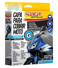 Capa Moto Luxcar Motolux G: Proteção Impermeável e Refletiva contra Sol e Chuva - imagem 1