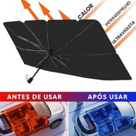 Quebra Sol Dobrável Universal: Proteção UV e Térmica Essencial para Seu Carro - imagem 3