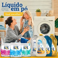 Detergente em Pó Girando Sol Sache 1,6kg - Rosa Floral com Enzimas Ativas - imagem 4