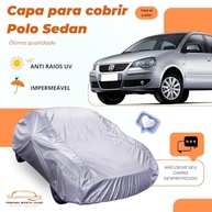 Capa Impermeável Premium para Volkswagen Polo Sedan: Proteção Total Contra Chuva e Sol - imagem 5
