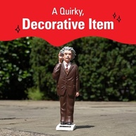 Estatueta Albert Einstein Solar Kikkerland - Decoração Inteligente com Movimento - imagem 5