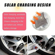 Augeny 4 Peças Luzes de Roda Solar LED para Carro - Segurança e Estilo Noturno - imagem 5