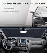 Para-brisa Refletivo para Chevrolet Camaro 2016-2024 | Película de Alumínio com Proteção Solar Máxima - imagem 3