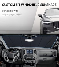 Para-brisa Refletivo para Toyota Sequoia 2023-2024 | Película de Alumínio com Máxima Proteção Solar - imagem 3