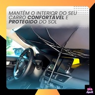 Protetor Solar Automotivo Retrátil: Proteção Térmica UV Universal para Carro, Caminhão e Van - imagem 4
