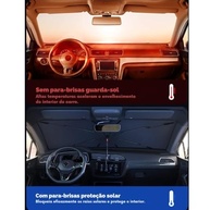 Protetor Solar Para-brisa Retrátil: Proteção UV e Térmica para Seu Carro - imagem 3