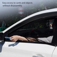 Proteção Solar Universal para Janela de Carro: Kit 4 Peças com Rede Anti-UV e Respirável - imagem 5