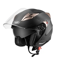 Capacete YEMA YM-627: Estilo Jet Bobber com Viseira Solar para Motociclistas - Segurança Aprovada DOT - imagem 2