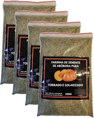 Farinha De Semente De Abóbora Solarizada 1kg 1000g 100% Pura Natural Sem Glúten Low Carb - imagem 1