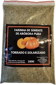 Farinha De Semente De Abóbora Solarizada 250g 100% Pura Natural Sem Glúten Low Carb - imagem 1