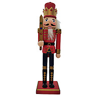 Soldado Quebra-Nozes Vermelho 30cm - Decoração Natal Rizzo - imagem 1